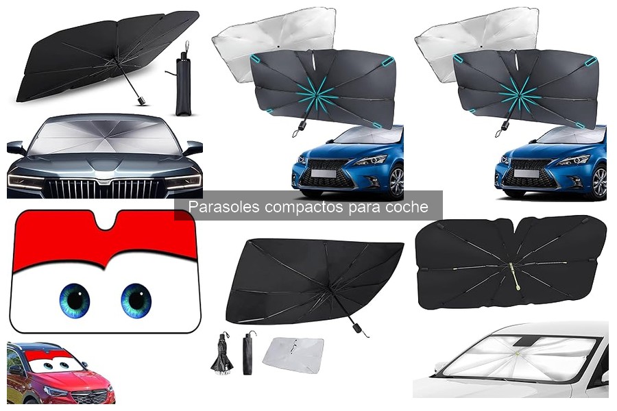 Comparativa: Parasoles Compactos vs Enrollables para Coche