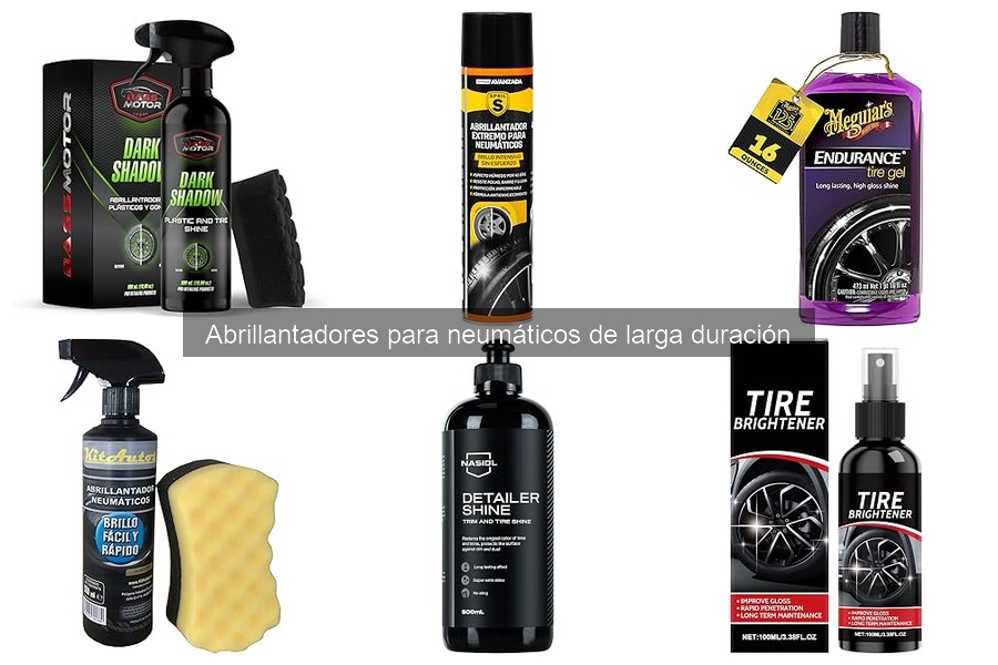 Compra abrillantadores para neumáticos de larga duración al mejor precio