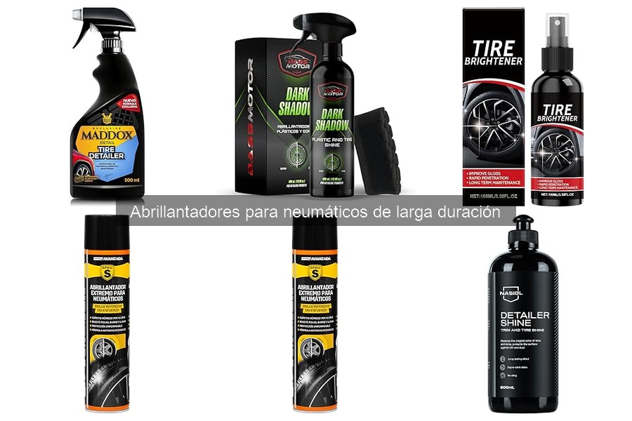 ¿Cuánto dura el efecto de un abrillantador para neumáticos?