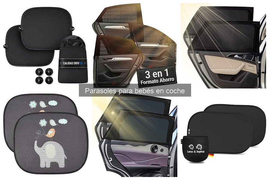 Descubre los Tipos de Parasoles para Bebés en Coche