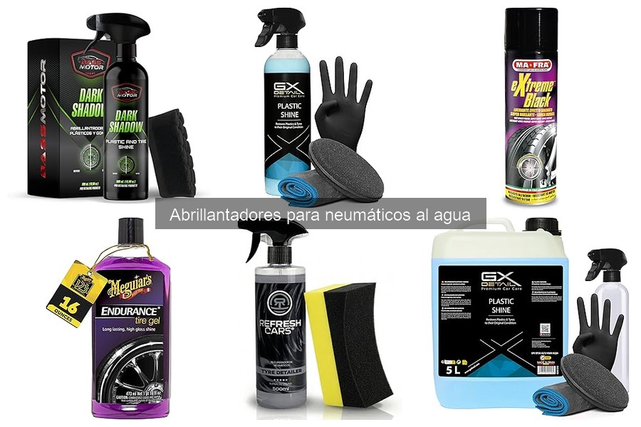 Diferencias entre abrillantadores al agua y al aceite