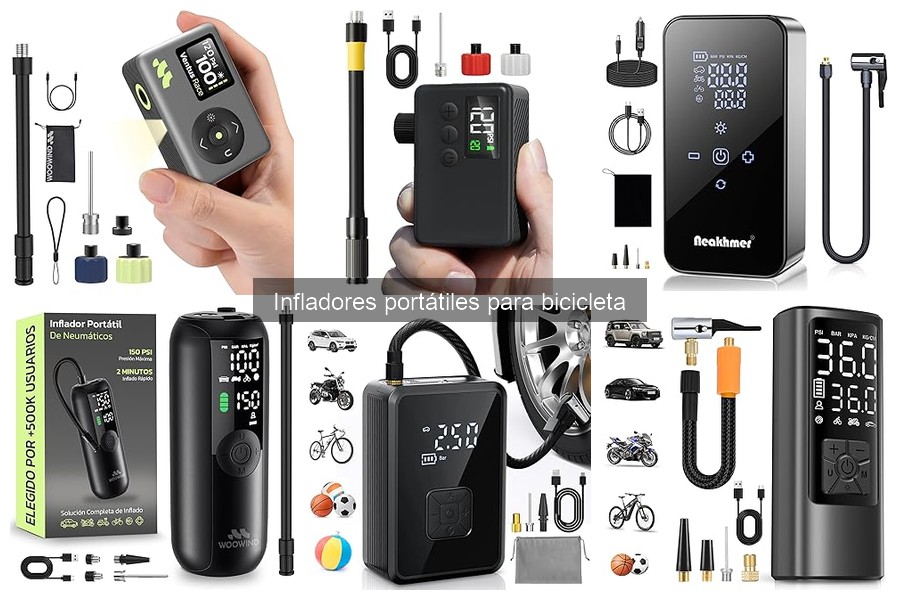 Dónde comprar infladores portátiles para bicicleta: Mejores opciones