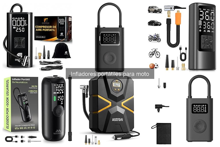 Dónde comprar infladores portátiles para moto: las mejores opciones