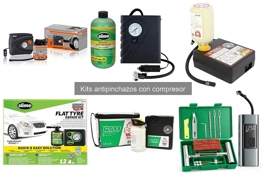 Dónde comprar kits antipinchazos con compresor al mejor precio