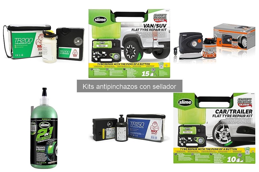 Dónde comprar kits antipinchazos con sellador a buen precio