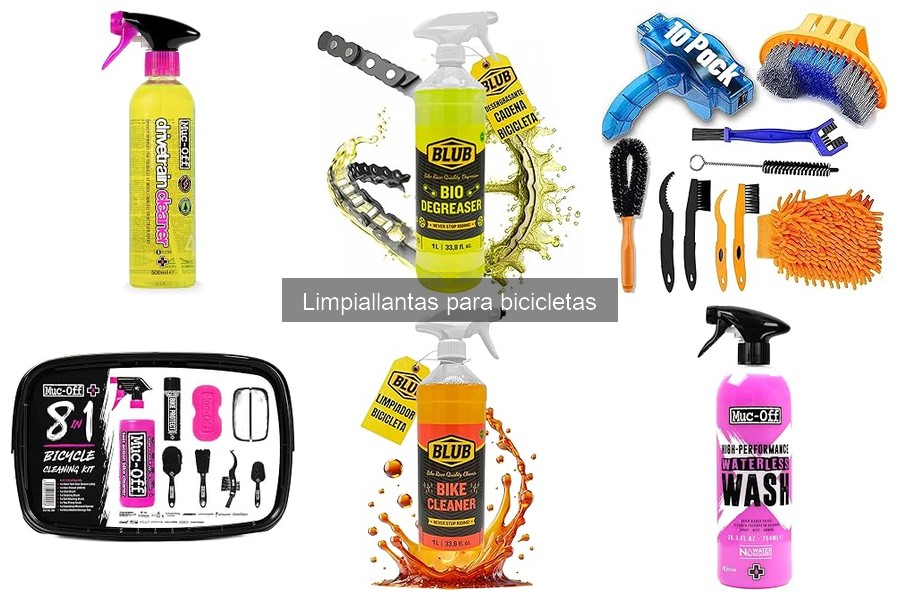 Dónde comprar limpiadores de llantas para bicicletas