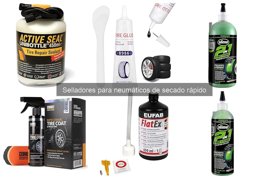 Dónde comprar selladores para neumáticos de secado rápido