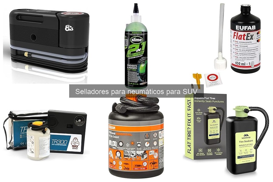 Dónde comprar selladores para neumáticos de SUV: tiendas y precios
