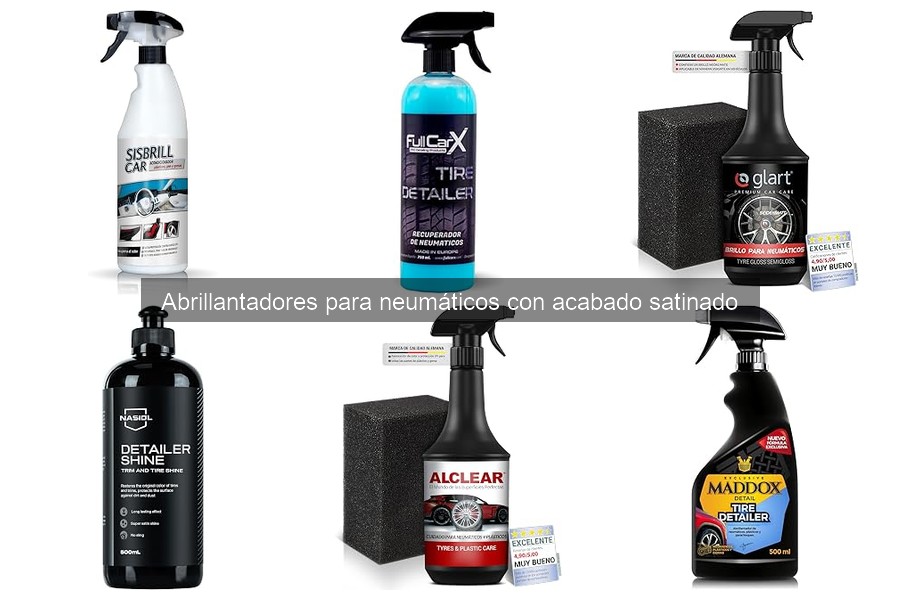 Duración de Abrillantadores para Neumáticos Satinados