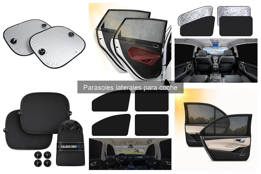 Efectividad de los parasoles laterales para coche en verano