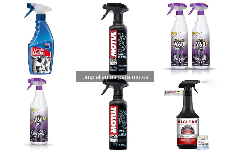 Elige el limpiallantas ideal para tu moto según su tipo