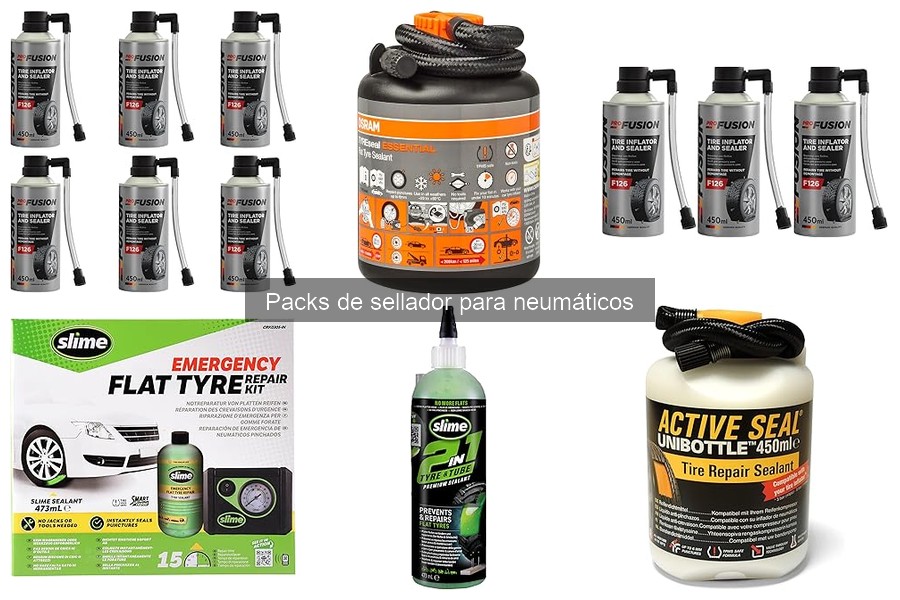 Elige el Mejor Pack de Sellador para Neumáticos - Guía 2023
