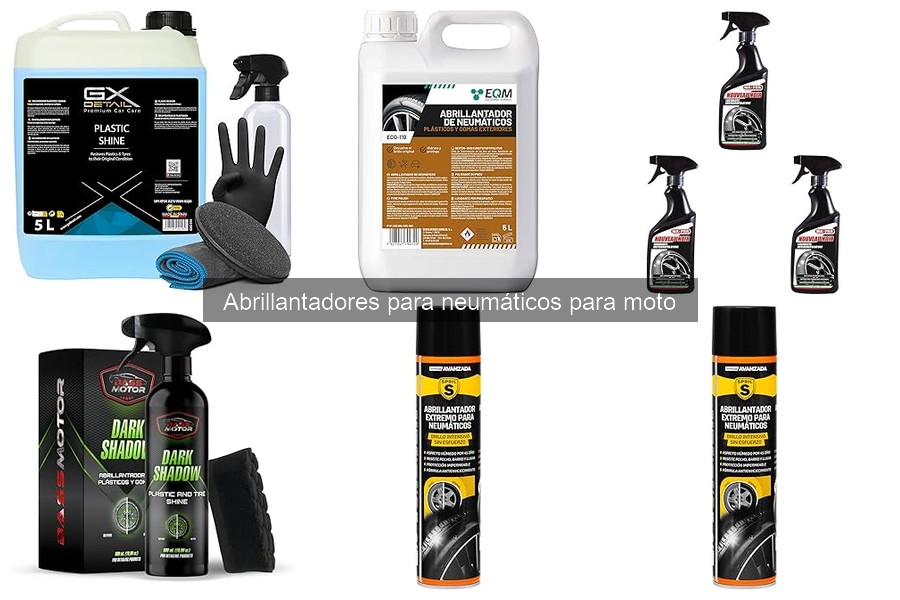 Errores comunes al usar abrillantadores para neumáticos de moto