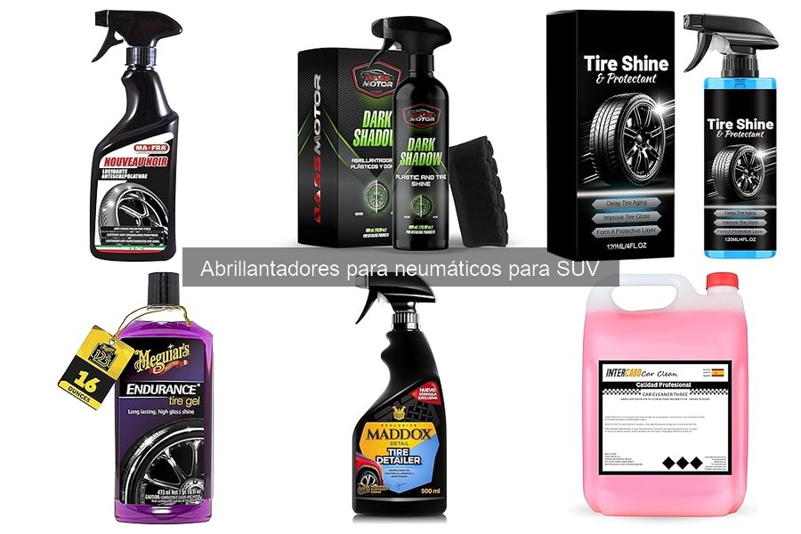 Errores comunes al usar abrillantadores para neumáticos SUV