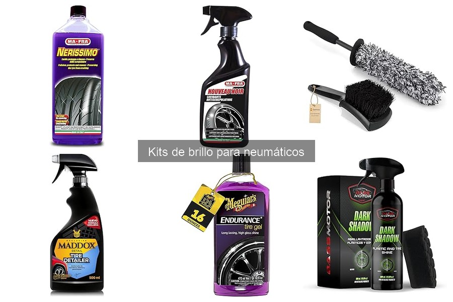 Errores comunes al usar kits de brillo para neumáticos