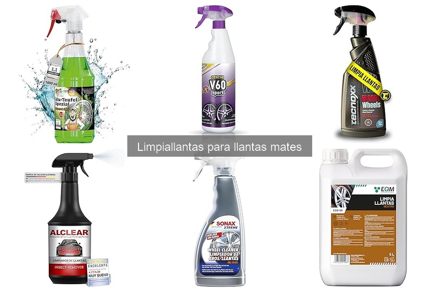 Errores comunes al usar limpiallantas en llantas mates