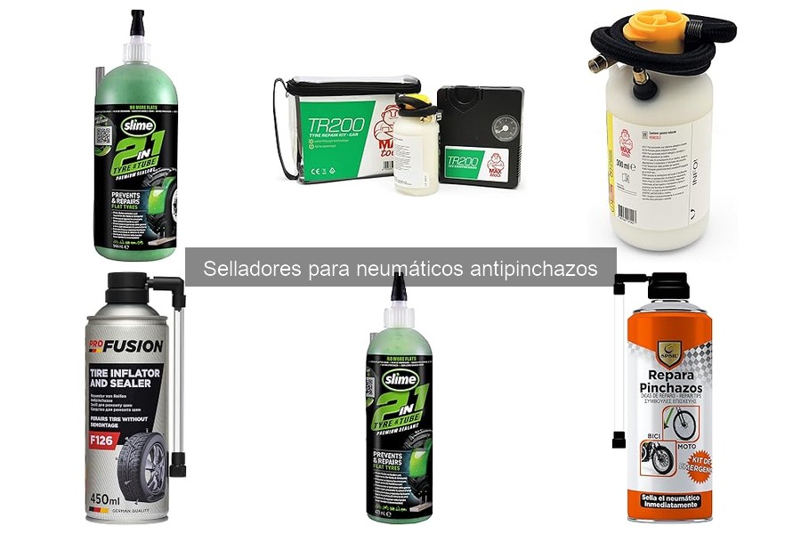 ** Errores comunes al usar selladores de neumáticos antipinchazos