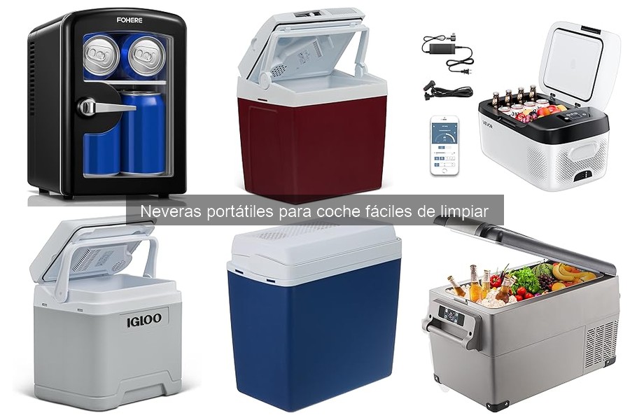 Guía de compra de neveras portátiles para coche fáciles de limpiar