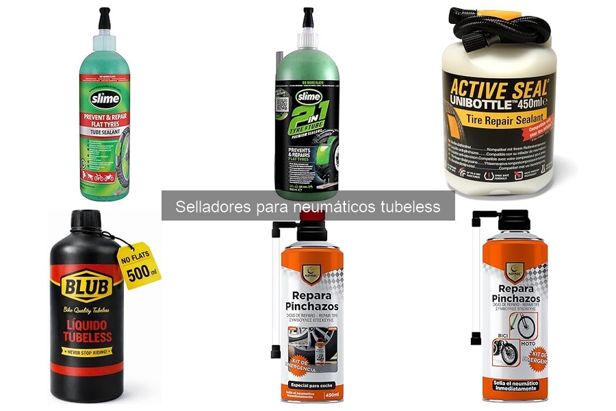 Guía de compra de selladores para neumáticos tubeless