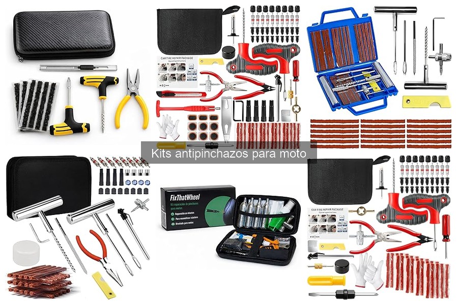 Guía de uso: Kit antipinchazos para moto en emergencias
