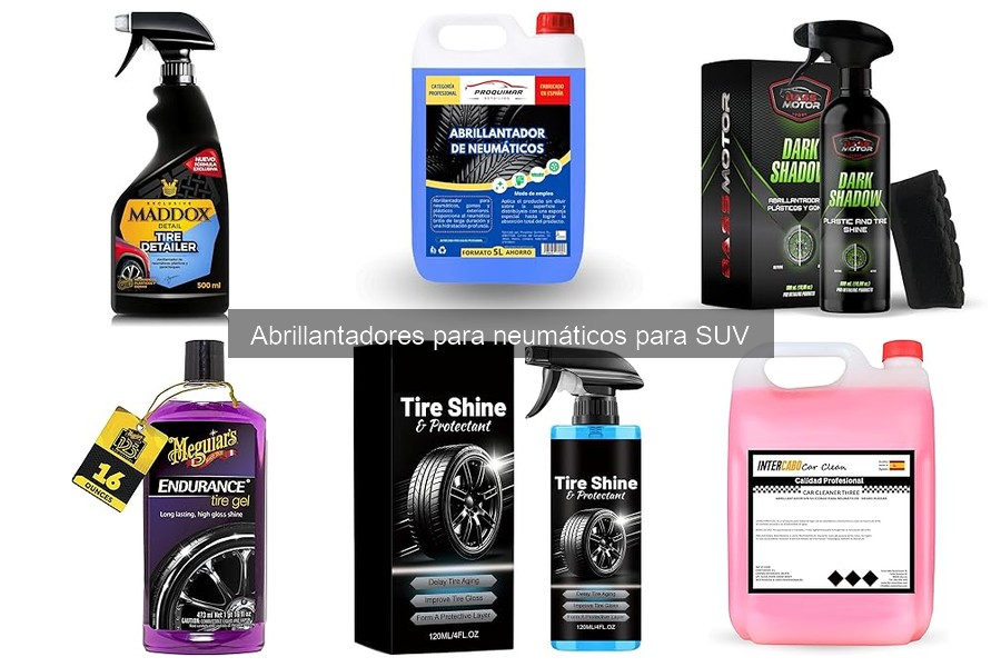Guía para Elegir el Mejor Abrillantador de Neumáticos para SUV