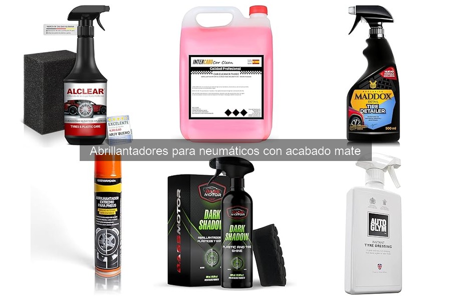 Guía para elegir el mejor abrillantador para neumáticos mate