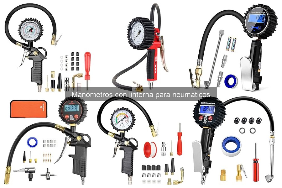 Guía para Elegir el Mejor Manómetro con Linterna para Neumáticos