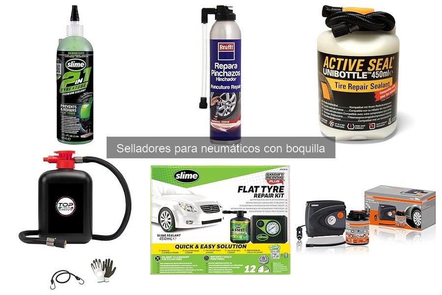 Guía para elegir el mejor sellador para neumáticos con boquilla