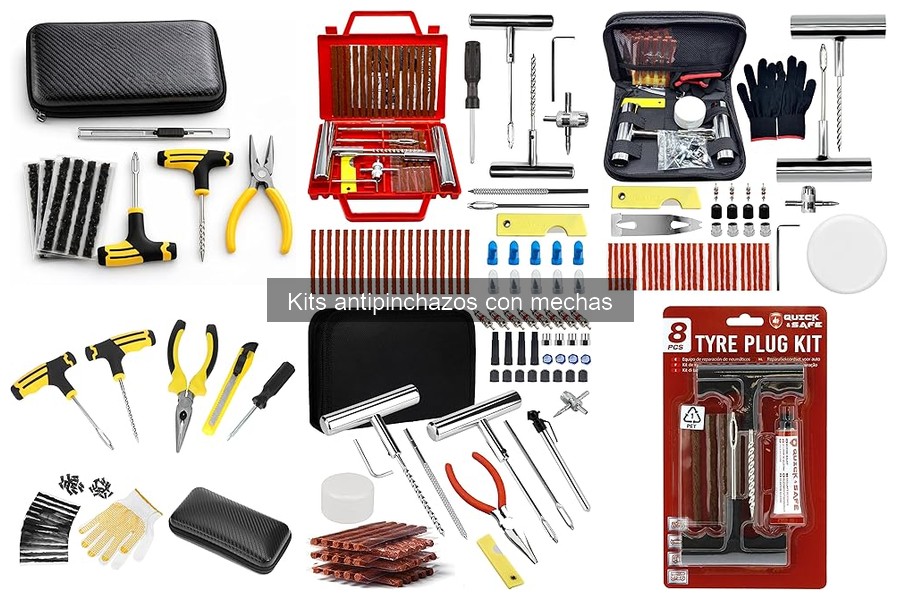 Guía paso a paso para usar kits antipinchazos con mechas