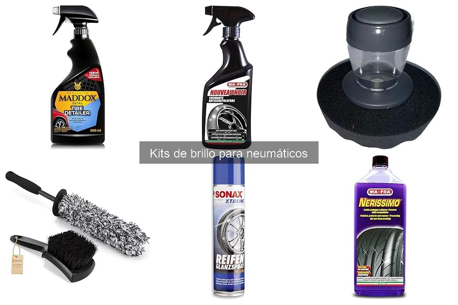 Ingredientes Clave en un Kit de Brillo para Neumáticos