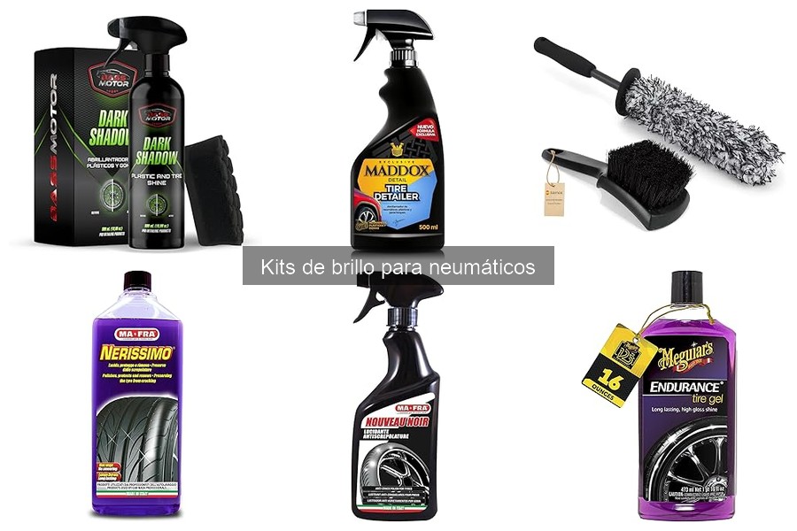 Kits de brillo para neumáticos ecológicos y sostenibles