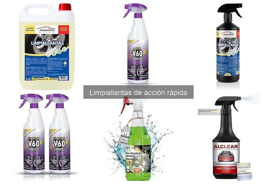 Limpiallantas de acción rápida vs. métodos tradicionales