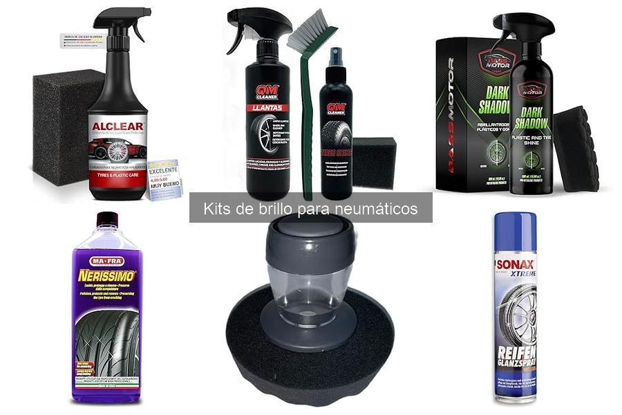 ¿Los kits de brillo para neumáticos pueden dañarlos?