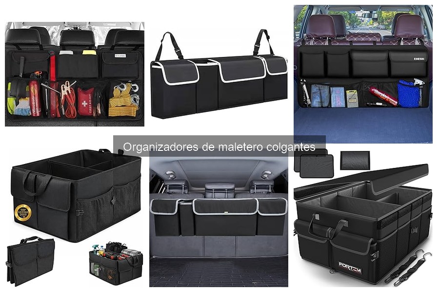 Mantén tu organizador de maletero colgante en perfecto estado