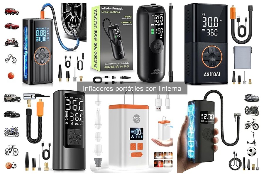 Mantenimiento de infladores portátiles con linterna: consejos útiles