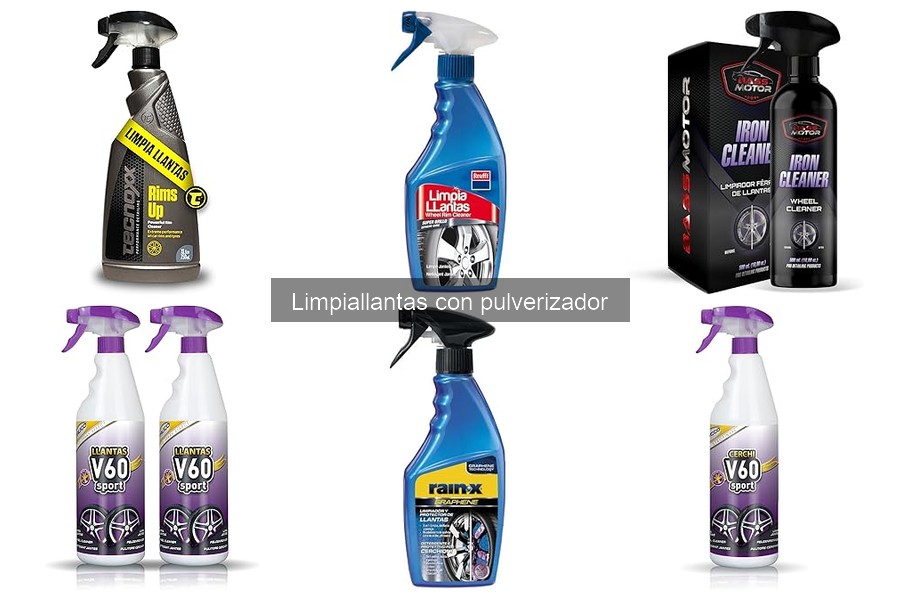 Mantenimiento de llantas tras usar limpiadores con pulverizador