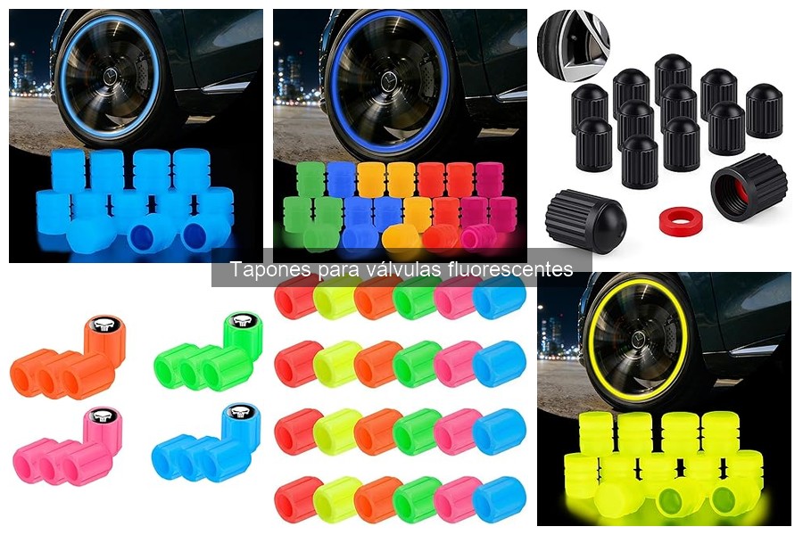 Mantenimiento de tapones para válvulas fluorescentes en neumáticos