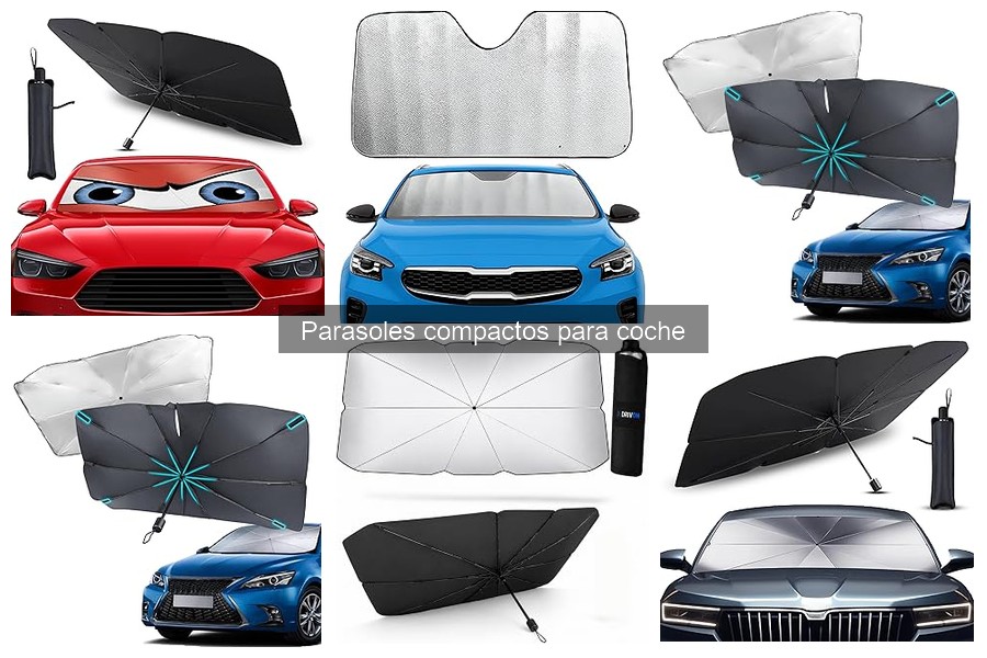 Mantenimiento y limpieza de parasoles compactos para coche