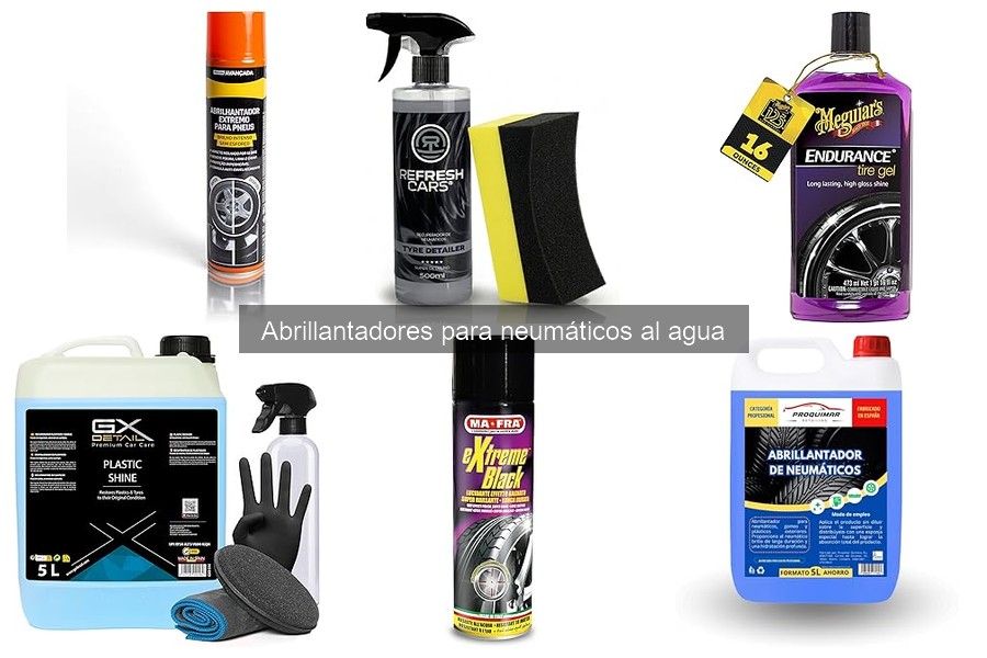 Mejores abrillantadores para neumáticos al agua en 2023