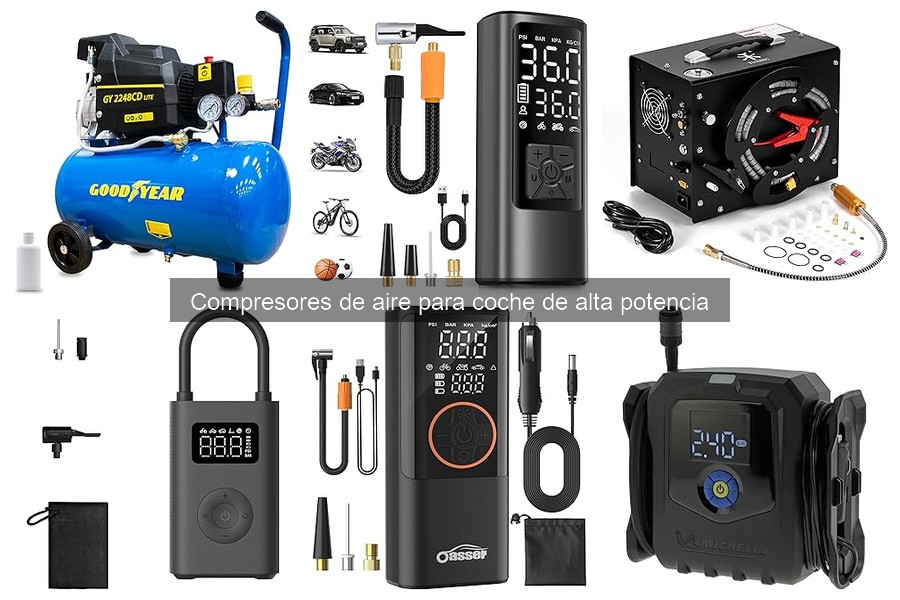 Mejores compresores de aire de alta potencia para coches 2023