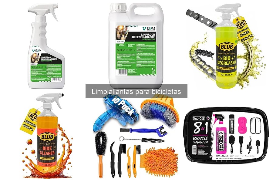 Mejores limpiadores de llantas para bicicletas: comparativa 2023