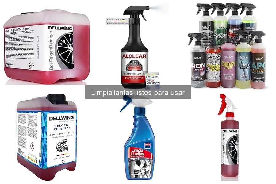 Mejores Limpiallantas Listos para Usar del Mercado en 2023