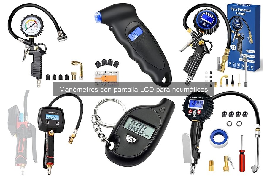 Mejores lugares para comprar manómetros LCD de neumáticos