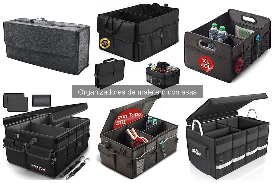 Mejores lugares para comprar organizadores de maletero con asas