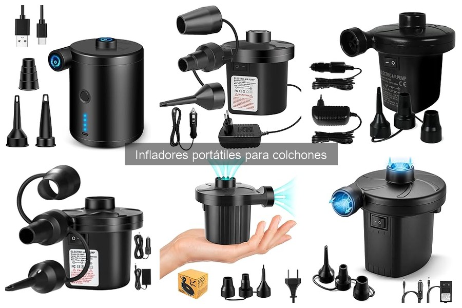 Mejores marcas de infladores portátiles para colchones