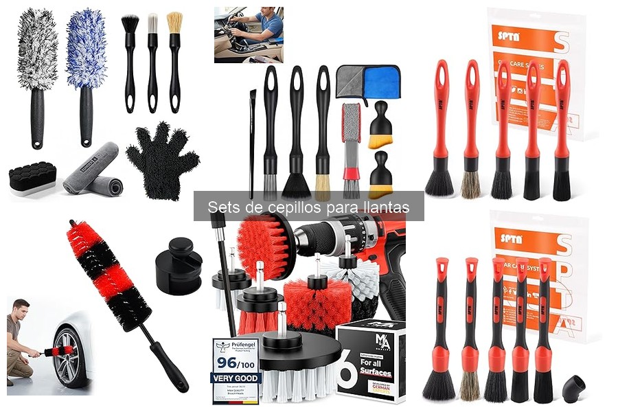 Mejores ofertas en sets de cepillos para llantas