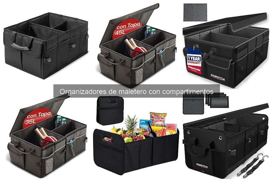 Mejores organizadores de maletero para viajes familiares