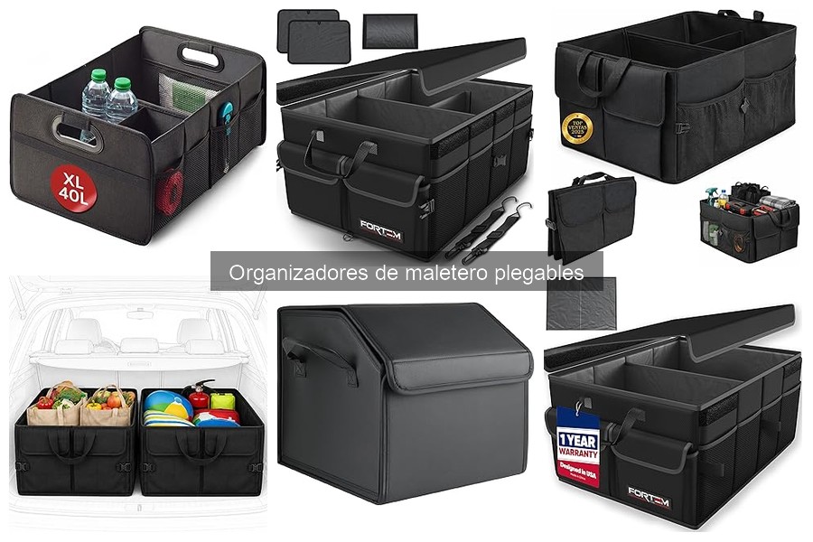 Mejores organizadores de maletero plegables para familias