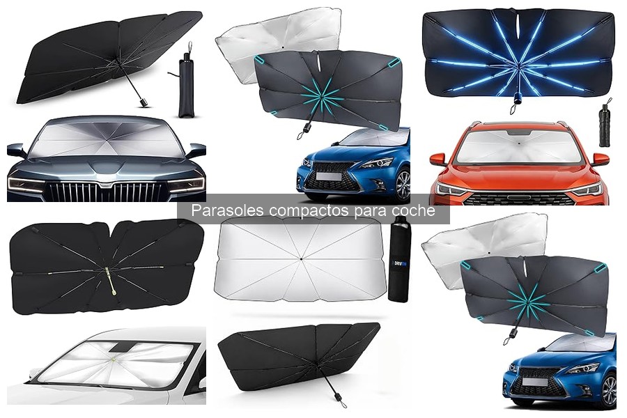 Mejores parasoles compactos para coche en 2023: Comparativa