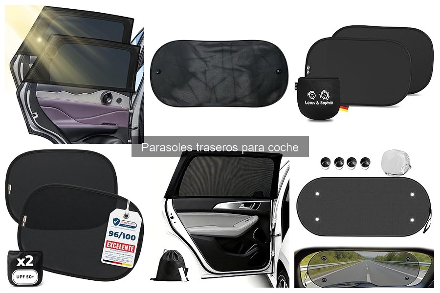 Mejores parasoles traseros para coches familiares: comparativa 2023